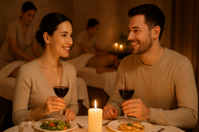 Cenar en parejas en Madrid: guía completa para una noche inolvidable y cómo complementar la velada con un masaje en pareja - Gold Masajes